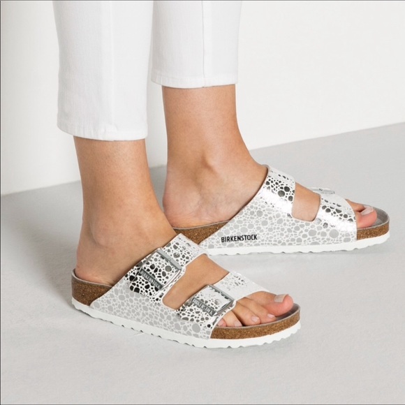birkenstock white arizona sandals